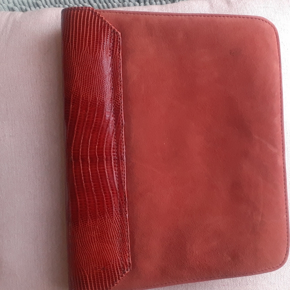 VTG Genuine Lizard leather Clutch bag purse - Picture 2 of 6